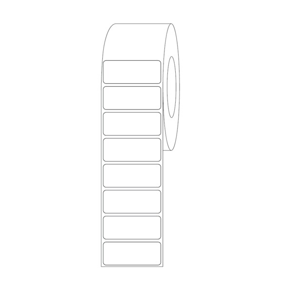 Nevs Label, Blank Direct Thermal 1" x 2-1/2" LBW-0129 - main